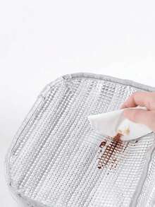 1款便攜式午餐袋,卡通熊食品收納袋,適用於野餐和保溫午餐盒