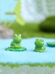 Erlia 10PCS/50PCS/100PCS 树脂迷你青蛙雕像、绿色青蛙微型雕像、微型青蛙雕像、小巧可爱青蛙雕像、微型苔藓景观青蛙模型用于花园家居装饰、母亲节送给妈妈的礼物 | 迷你微型青蛙雕像青蛙户外雕像树脂迷你青蛙微型雕像饰品装饰绿色动物花园工艺品小青蛙景观植物仙女用于花园家居装饰有趣的青蛙雕塑用于架子、书桌装饰 - 青蛙书桌配件 - 完美的可爱青蛙礼物 - 查看 6
