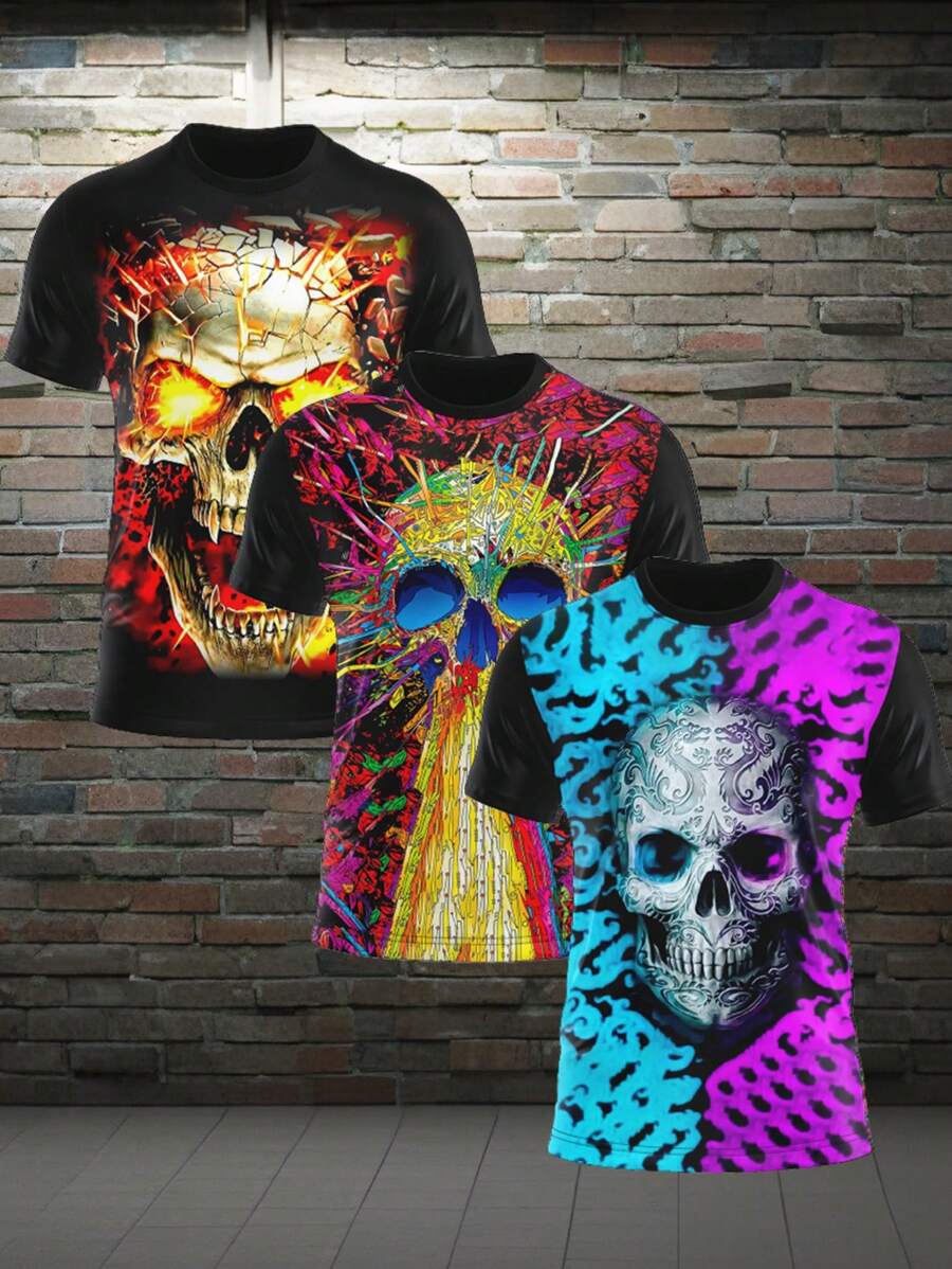 Men T-Shirts - màu đen - Xem 1
