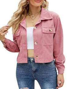 CHAMARRA DE TIPO PANA - Rosa - Ver 2