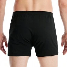 Uomo 4 Pezzi Solido Slip Boxer Senza Apertura