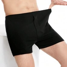 Uomo 4 Pezzi Solido Slip Boxer Senza Apertura