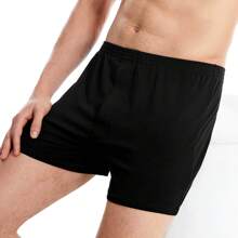Uomo 4 Pezzi Solido Slip Boxer Senza Apertura