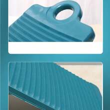 1pc Mini Laundry Washboard For Home Use, Portable Plastic Hand Washing Board, Space-saving, Practical And Convenient - Pink - View 5