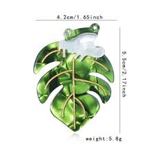 1 件男女通用壓克力動物形狀胸針,手工製作,時尚卡通服裝和配飾,適合所有季節