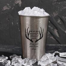 1 Miếng 500ML Thép không gỉ Cốc rơm Với Nắp Và Rơm rạ , Đúng mốt Màu thuần Ô tô/xe hơi Nước đá Cúp , Thích hợp Đối với Gia đình Du lịch ngoài trời - màu đen - Xem 8