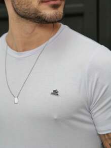 Men T-Shirts - 白色 - 查看 2