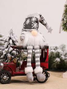 1 件 6 款圣诞节 LED 发光无面侏儒娃娃儿童圣诞礼物新年圣诞老人吊坠圣诞饰品家居装饰