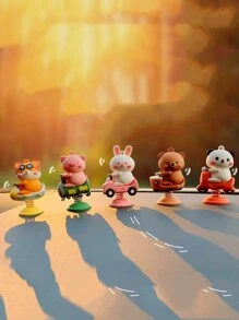 汽車儀表板木質搖馬裝飾品