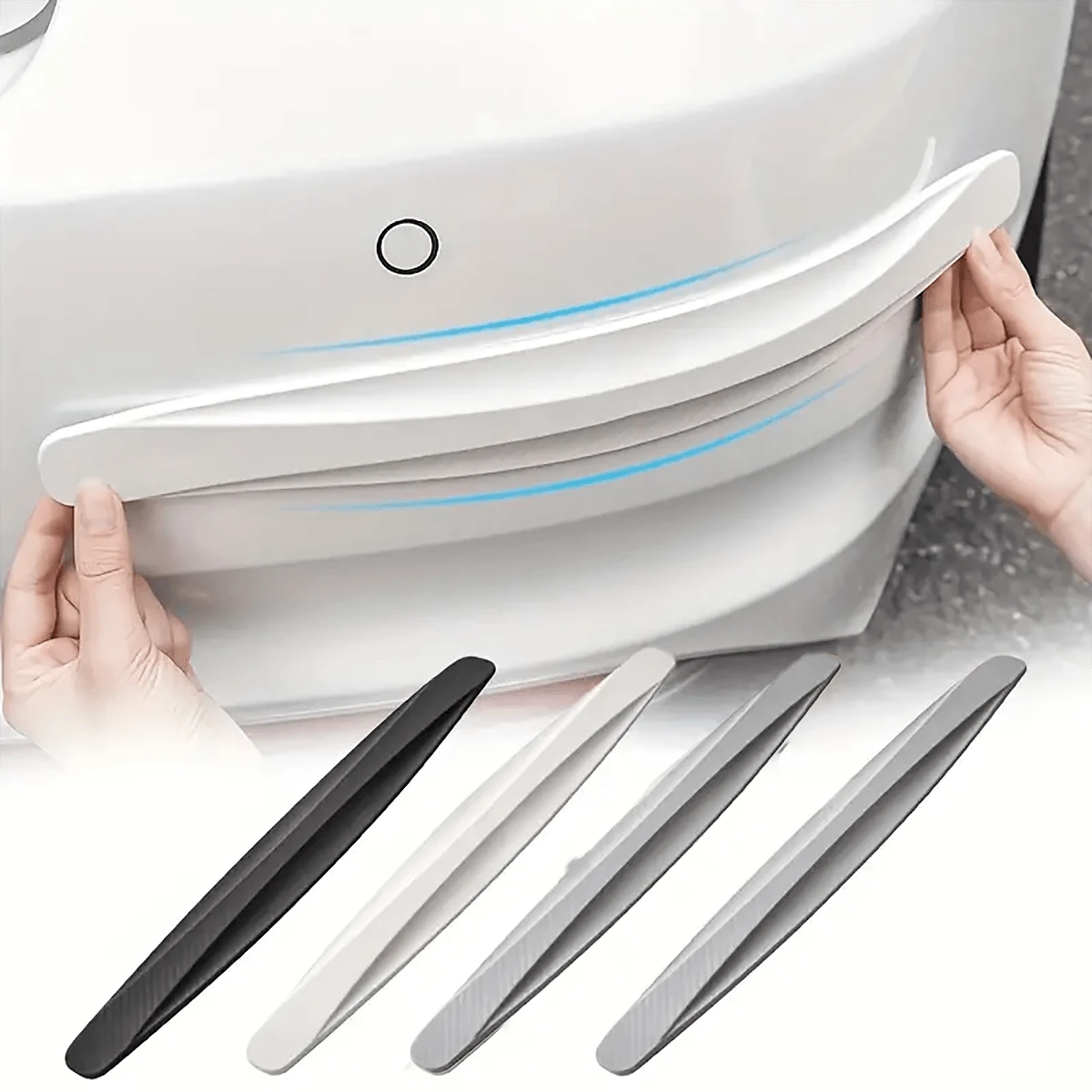 2入組前後槓防撞條,加寬汽車門保護防刮膠帶,汽車配件