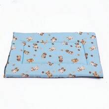Pet Bed & Crate Mat - Blue and White - View 2