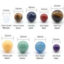 Nine Planets Set Of Crystal Ornaments - A - View 3