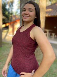 Men T-Shirts - 酒紅色 - 查看 1