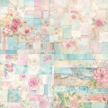 Vintage Floral Cards - White - View 4