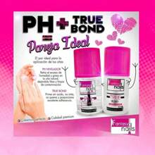 DUO Perfecto Aplicacion de Uñas PH Nivelador + True Bond - Rosa Fucsia - Ver 2