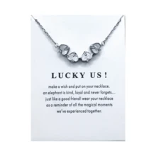 1入時尚雙用的貝母心形三葉草鑲鑽裝飾吊墜不鏽鋼鍊項鍊,適用於女性日常佩戴