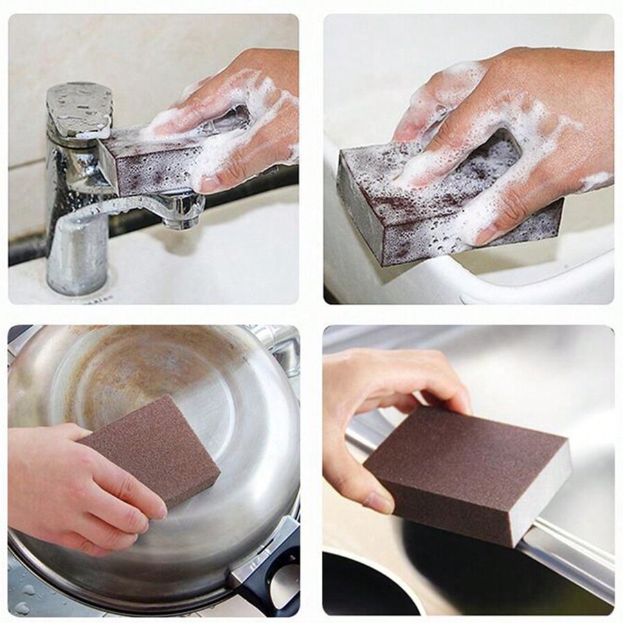 Large Surface Cleaning Sponge for Descaling Pot Teapot Scrub and