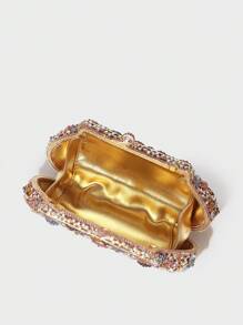 Miair新款花紋設計手工鑲鑽晚宴包,適用於女士 - 彩色 - 查看 5