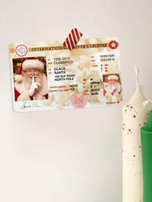 1 件，圣诞老人虚拟驾照雪橇驾驶执照圣诞游戏道具圣诞老人玩道具，圣诞装饰品，圣诞节，便宜的东西，奇怪的东西，迷你的东西，可爱美观的东西，酷炫的小玩意，不寻常的物品 - 黃色 - 查看 6