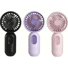 1入組usb充電迷你便攜風扇,有3檔風速,輕巧手持風扇,適用於時尚女士,兒童和男士,非常適合辦公室,室外,旅行和露營,隨時隨地保持涼爽! - 紫色 - 查看 4