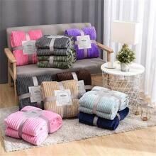 1 Piece Double Layer Baby Girl Pink Polyester Blanket Love Valentine