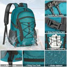 Hiking Backpack Men Women 40L Waterproof Backpack Lightweight Large Travel Backpack Trekking Backpack With Reflective Stripes For Climbing Cycling Mountaineering Travelling - Green - View 5