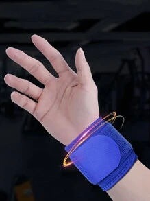 1個男女運動腕帶,適用於羽毛球、健身、助力等場合的薄型繃帶腕護