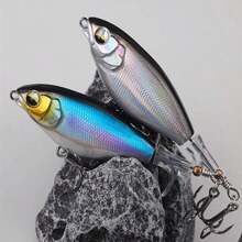 1pc Fishing Lures - Top Water Floating Rotating Tail Hard Bait for Slow Sinking Swimbaits and Effective Fishing