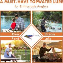 1pc Fishing Lures - Top Water Floating Rotating Tail Hard Bait for Slow Sinking Swimbaits and Effective Fishing