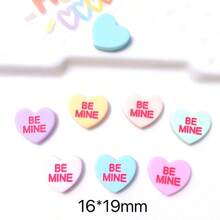 樹脂 Diy 珠寶、手機裝飾和服裝配件兒童樹脂貼紙、髮夾 Be Mine Heart Design - 均碼 - 查看 3