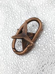 1pc Zinc Alloy Snake Mouth Escape Lock, Teenagers Creative Puzzle Unlocking Ring - Multicolor - View 4