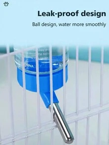 A Xanh Chuột đồng Ấm đun nước , Chống dột Trái bóng Ấm đun nước , Vàng Gấu Bình nước , Thú cưng nhỏ Uống rượu Quân nhu , Chống cắn Ấm đun nước - Màu xanh lam - Xem 8