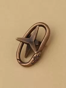 1pc Zinc Alloy Snake Mouth Escape Lock, Teenagers Creative Puzzle Unlocking Ring - Multicolor - View 1