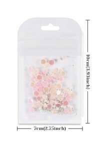 50个/包香槟粉玫瑰花美甲装饰，山茶花美甲配件，可爱韩式美甲设计