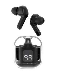 可觸控真無線透明耳機,耳塞式透明充電盒耳機