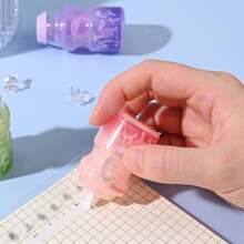 4片創意卡通形狀修正帶6m長,非常適合學生糾正錯誤 - 彩色 - 查看 6