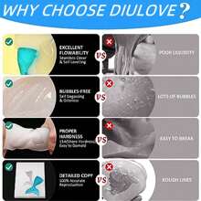 Silicone Rubber Mold Making Translucent Liquid - White - View 2