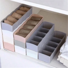1pc Sock Storage Box Separator Box Underwear Drawer Organizer - Blue - View 4