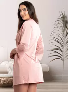 Women Robes - Rusty Rose - View 3