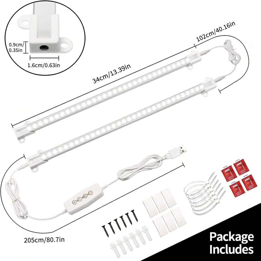 Under Counter Lights for Kitchen, [2 LED]Corded Under Lights