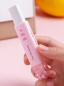 1pc Cat Paw Shaped Eraser + 1pc Replacement Eraser Core - Pink - View 3