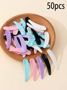 50入組化妝刮刀套裝,適用於眼霜、面霜、面膜和其他護膚產品