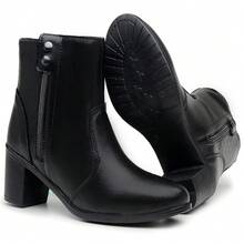 Women Ankle Boots & Booties - 黑色 - 查看 4