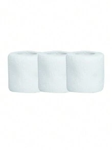 3pcs Elastic Self-Adhesive Bandage For Sports, Compression Tape For Wrist, Finger, Knee, Ankle, Foot, Hand, Basketball, Football Gym Accessories Gym Bandages Sports Tape