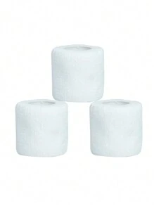 3pcs Elastic Self-Adhesive Bandage For Sports, Compression Tape For Wrist, Finger, Knee, Ankle, Foot, Hand, Basketball, Football Gym Accessories Gym Bandages Sports Tape