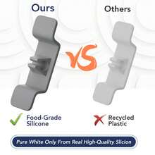 3入組電器線條整理器-廚房家電線條貼式整理器, 新居必備廚房小配件,公寓必需品,家居最佳廚房禮物 - 灰色 - 查看 3