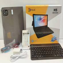 Tablets For Business Office Or Student Use. 10.1 Inches Android 13 6+128GB Includes Bluetooth Keyboard With Protective Case. - màu đen - Xem 3