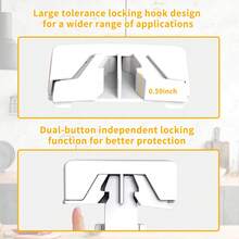 1 Pieza Nueva Versión Del Candado De Refrigerador A Prueba De Niños Para Refrigerador De Puerta Única - Blanco - Ver 7