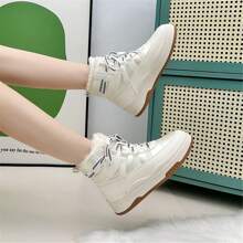 Women's Furry Snow Boots, Waterproof, Non-slip Thick Sole, Keep Warm, High-top, Winter Shoes