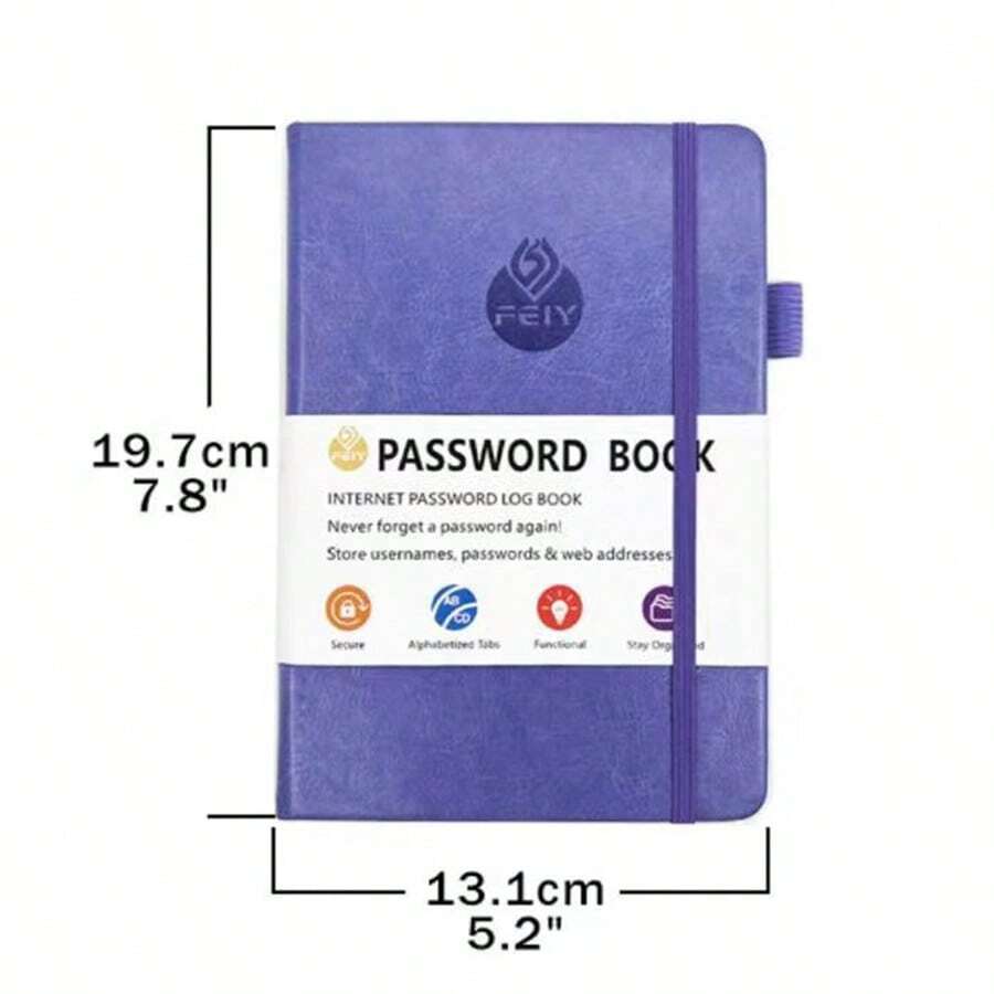 A5 Faux Leather Strap Notebook For Business Notetaking And Phone Book